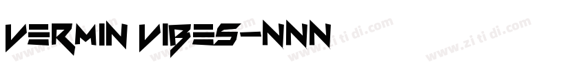 vermin vibes字体转换
